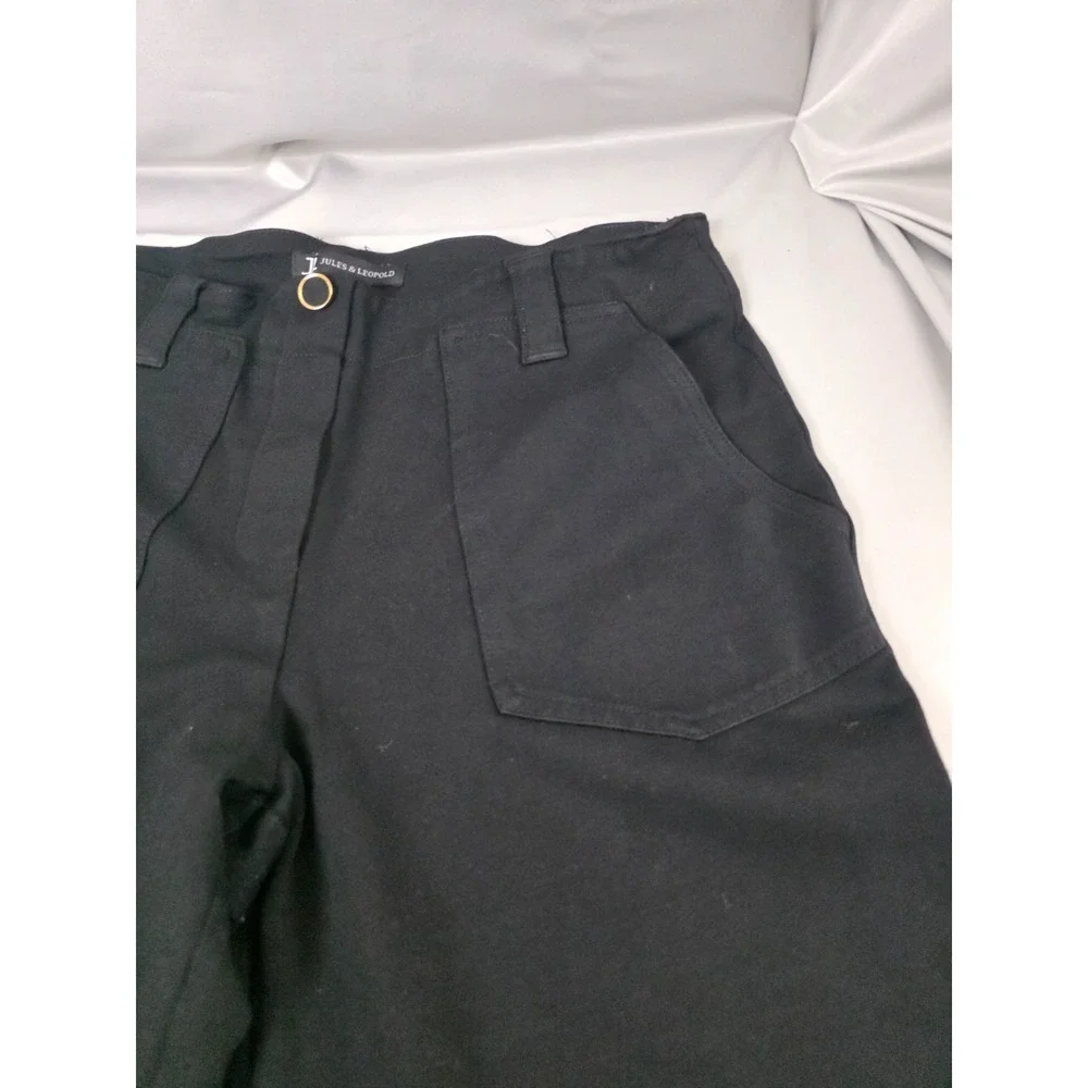 Jules & Leopold Women's Black Pants Size Large L Utility Cargo Casual